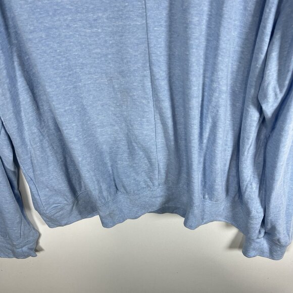 Nike Long Sleeve Hooded Blue‎ Graphic Print Top Drawstring Womens XL Athletic - Picture 9 of 9